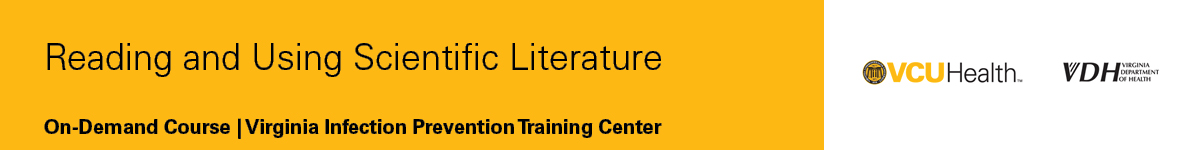 VIPTC Module 11: Reading and Using Scientific Literature Banner